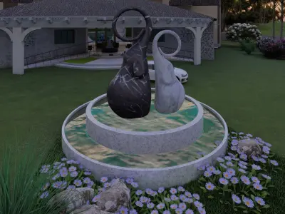 resort model luxury in philippines 3D model