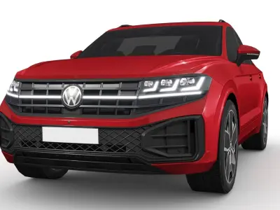 Volkswagen Touareg 2024 Low-poly 3D model