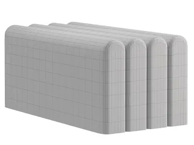 Ote Pouffe Cornerdesign 3D model