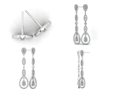 Earrings kt1 3D print model