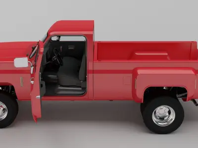 Pick-up 3 ford pickup truck 3D model