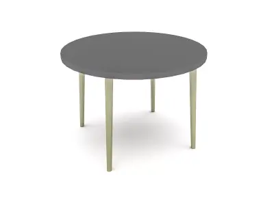 The modern office coffee table Low-poly 3D model