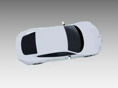 Porsche taycan Turbo 2019 3D model