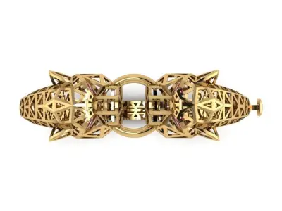 Panther Bracelet 3d print model 3D print model