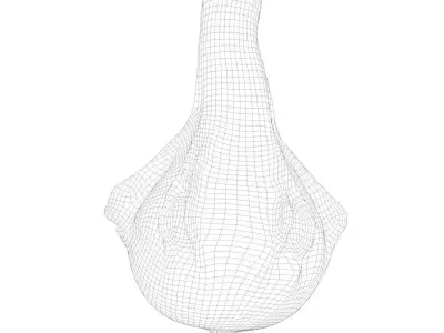 Decorative Pumpkin 8K Low-poly 3D model