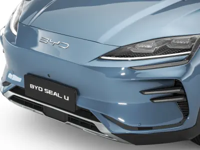 2025 BYD Seal U With Interior 3D model