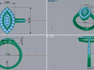 Ring - 3D print model 3D print model