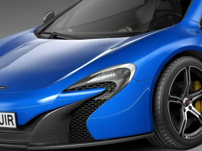 Mclaren 650S Coupe 2015 3D model