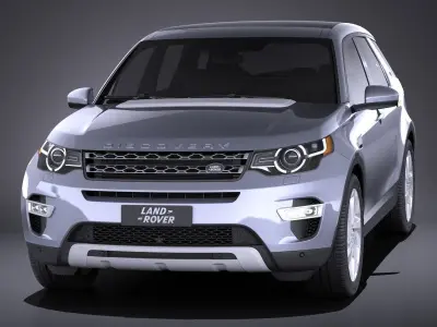 Land Rover Discovery Sport 2016 3D model