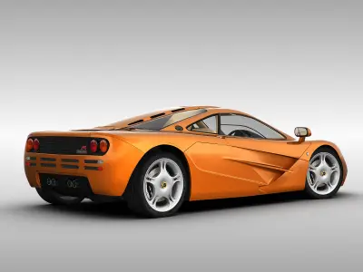 McLaren F1 1992 - 1998 3D model