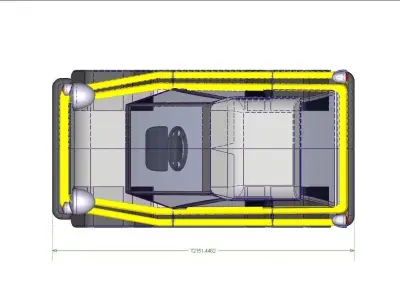 Box Car Free 3D model