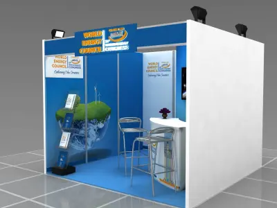 Exhibition Stand 023 3D model