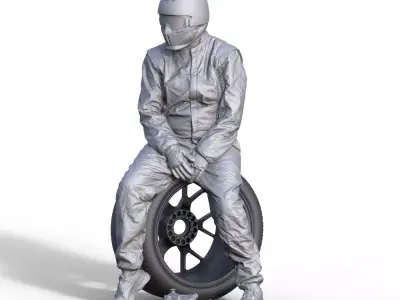 3 PITSTOP FiguresRC CAR GT3 3D print model