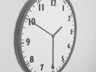 Wall Clock 3D model shop