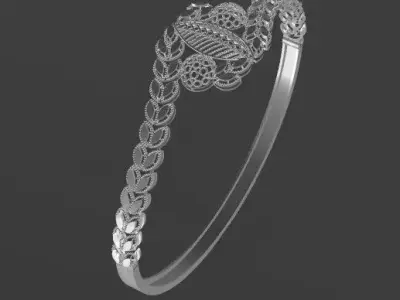 1383 Leaflight Embrace Bracelet 8gm 3D print model