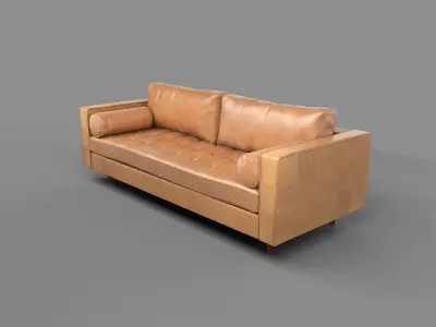 Rustic sofa design  3D model
