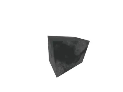 Concrete rock Free low-poly 3D model
