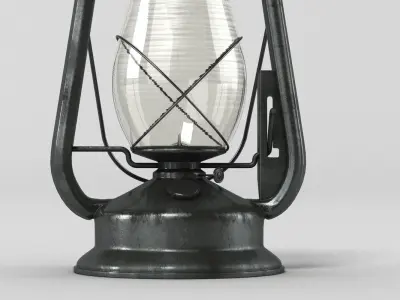 Oil Lantern 2 3D model