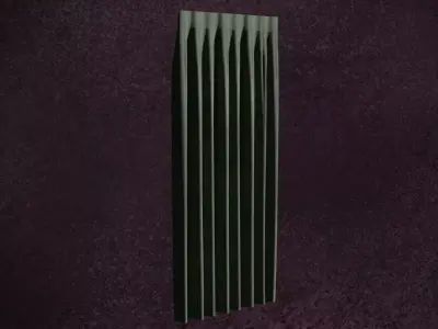 Deco Curtains Long Series C Long Single G3 N2  3D model