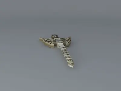 ESP Sword guitar Free 3D model
