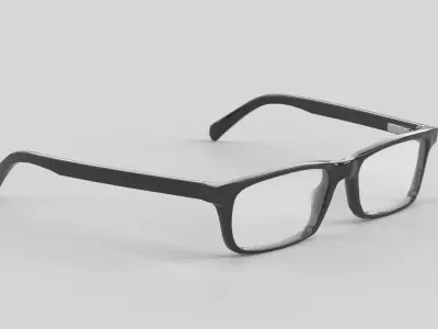 Cruncher Eyewear Glasses Low-poly 3D model