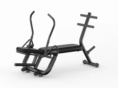 Technogym Element AB Workout Crunch Bench 3D model