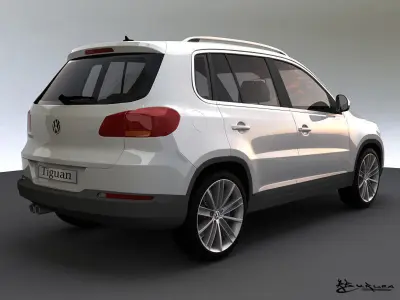 Volkswagen Tiguan 2012 Sport Style 3D model