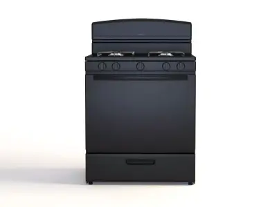 Amana 30 Inch Gas Range With Easyaccess Broiler Door 3D model