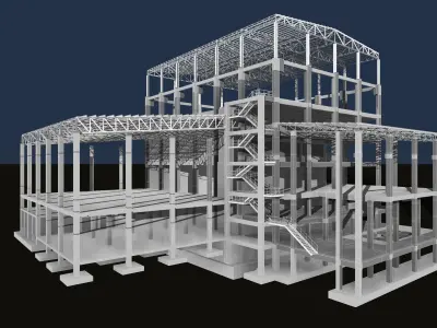Buildings in Revit  3D Model Collection