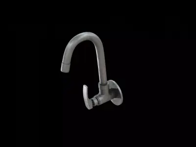 TRESCO sink TAP old Low-poly 3D model