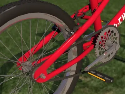 bicycle bmx bike 3D model