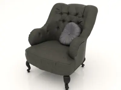 Interior Sofa Armchair 22 - For CNC and Interior 3D model