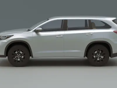 Toyota Highlander LX 2019 3D model