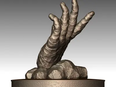 Hand Sculpture-CG 3D print model