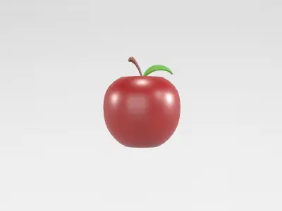 Apple v1 003 Low-poly 3D model