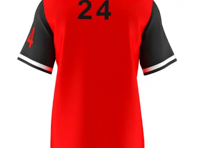 Baseball Jersey 3D model