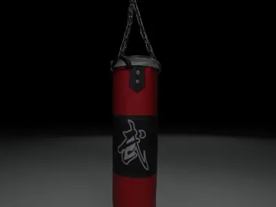 Punching Bag Free 3D model