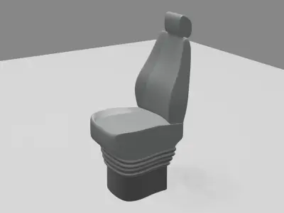 Bus Seat 3D print model