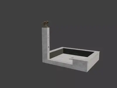 Siemens Adler Gedenken WW2 Memorial 3D model