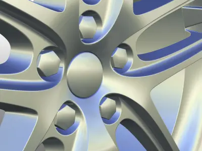 Maserati Grancabrio rims 3D model