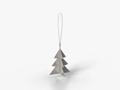 Deco Ornam Tree Low-poly 3D model