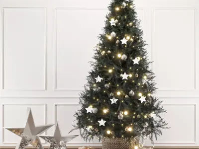 christmas pine 3D model