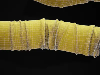 Ventilation system ID 5 Low-poly 3D model