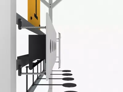 Biathlon Targets Low-poly 3D model