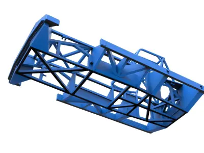 Frame of New Zealand Superstock car Version 3 Scale 1 to 25 3D print model