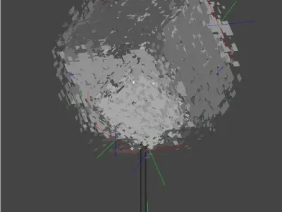 Shattered Lamp Art Daz 3D model