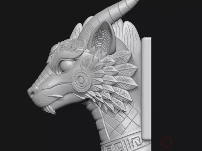Dragon 3D print model 3