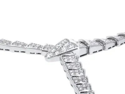 SERPENTI VIPER NECKLACE 3D print model