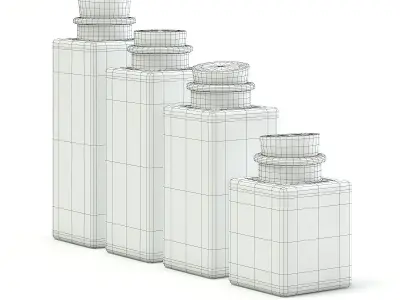 Spice Containers 3D model