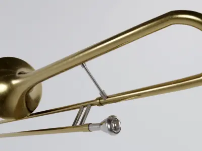 Trombone Low-poly 3D model